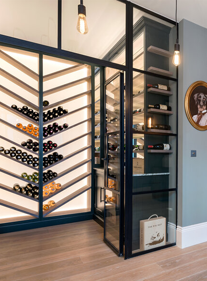 Wine Rack Lighting