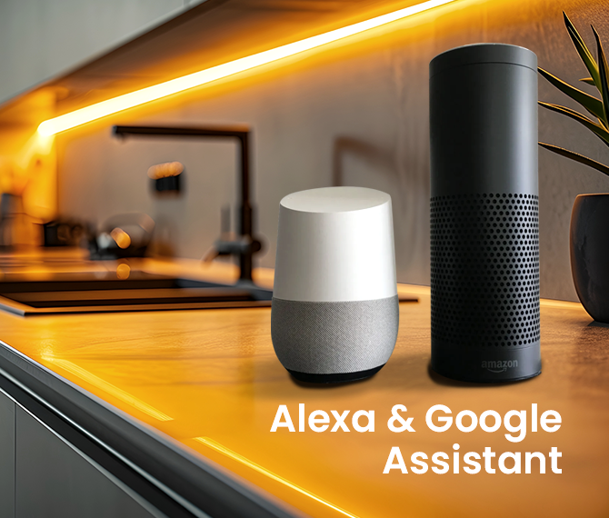 Alexa & Google Assistant Compatible