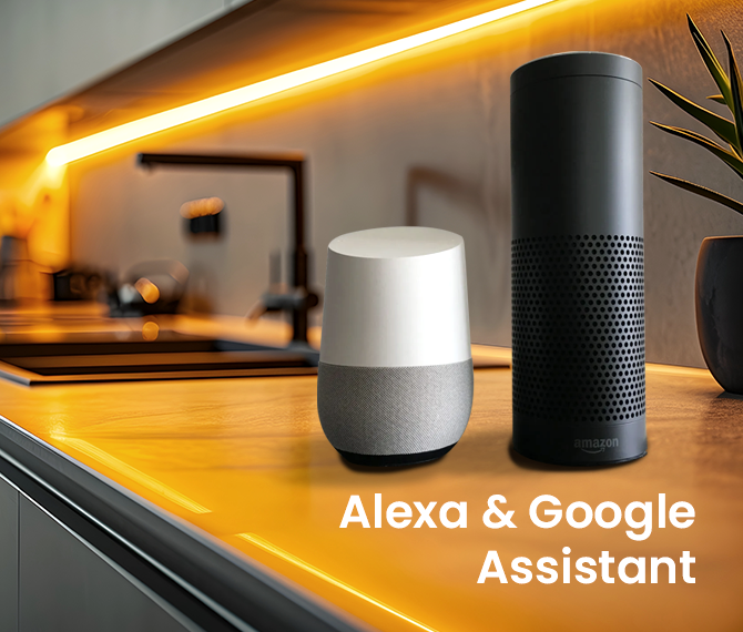 Alexa & Google Assistant Compatible