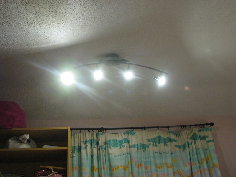 GU10 LED Bulbs Lighting A Bedroom