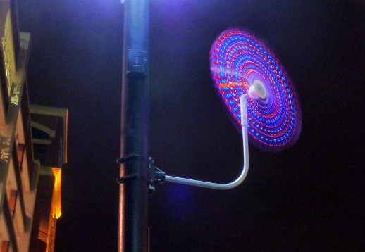 WhirlyDoodles - Diminutive windmills featuring spectacular colour-changing LED lights