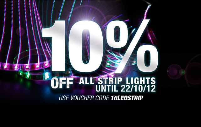 10% Off All LED Strip Lights