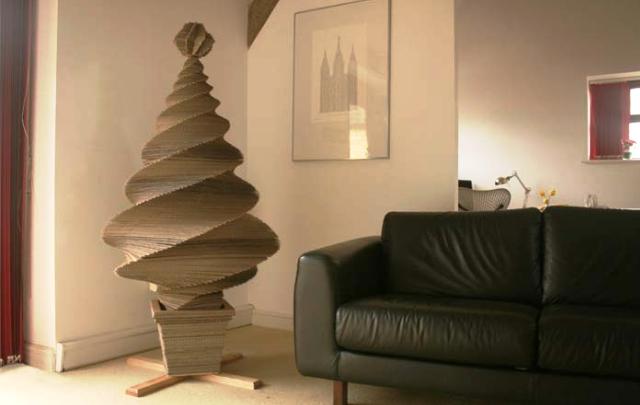 Cardboard Christmas Tree