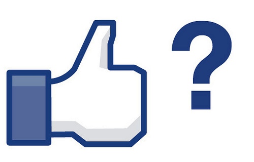 Facebook Like And A Question Mark