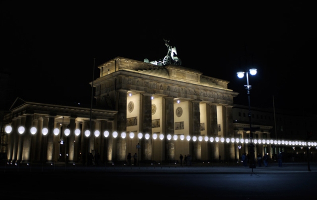 Border Of Lights In Berlin