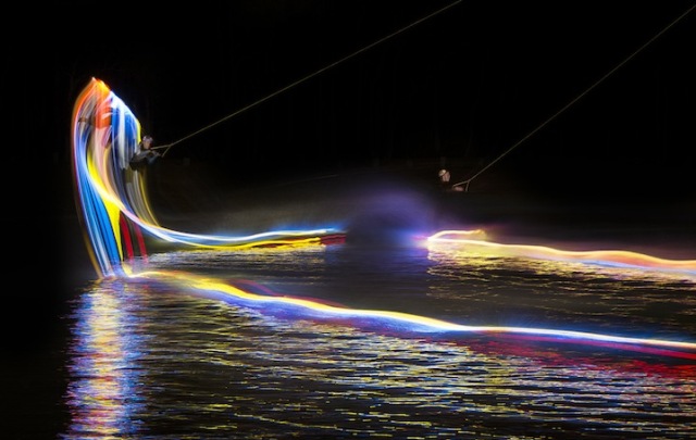 Wakeboarders at Motion to Light Wakeboarding