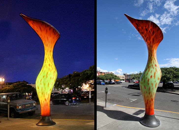 Nepenthes Carnivorous LED Street Lights In Portland, Oregon