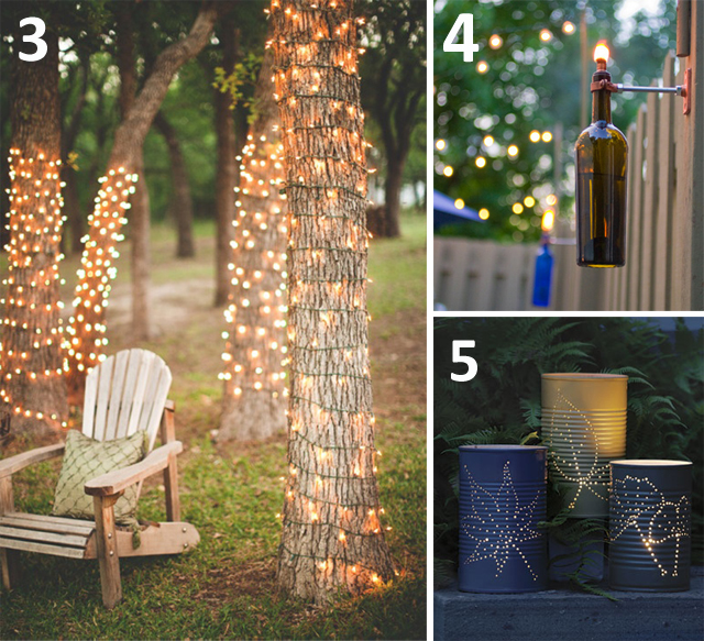 DIY Garden Lighting - Ideas Of Garden Lamps And Lights