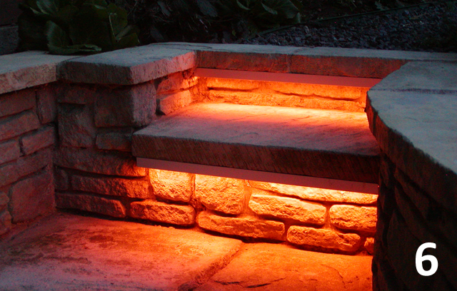 DIY LED Step Lights - DIY Garden Lighting