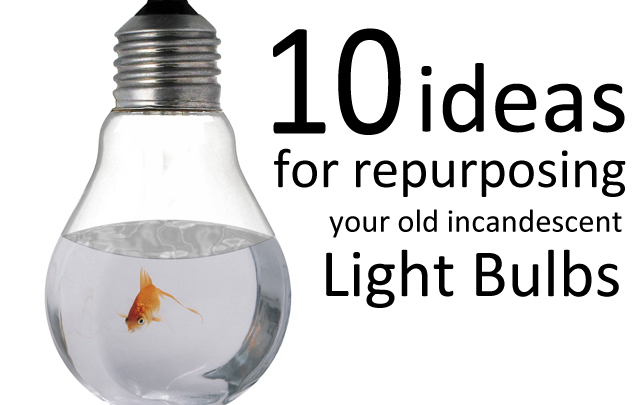 10 Ideas For Repurposing Light Bulbs