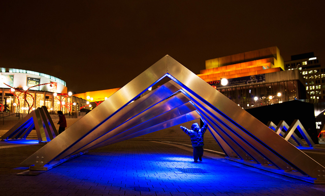 The Iceberg With LED Lighting