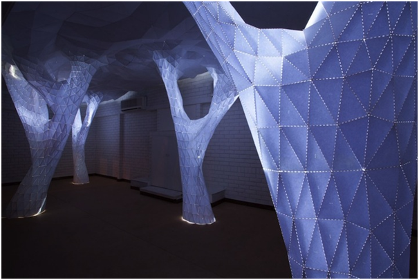 Vana By Orproject - Architectural Project Uses LEDs To Simulate Organic Growth