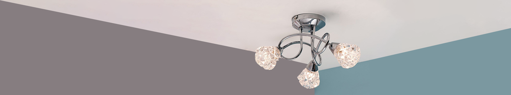 Silver Ceiling Light